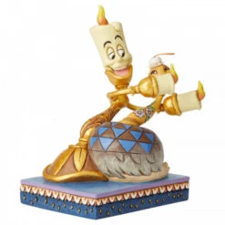 Lumiere And Feather Duster - Romance By Candlelight -Celebrations and Toys disney traditions disney lumiere and feather duste 2