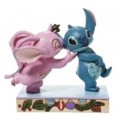 Disney - Stitch & Angel With Mistletoe Figurine -Celebrations and Toys disney traditions disney stitch angel with mistlet 2