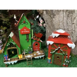 Elf Wonderland - Christmas Lantern House -Celebrations and Toys elf wonderland christmas lantern elf house 2