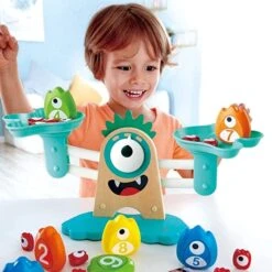 Hape Monster Maths Scale -Celebrations and Toys hape monster maths scale 3