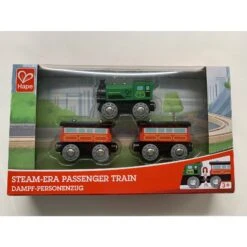 Hape Steam-Era Passenger Train -Celebrations and Toys hape steam era passenger train 3