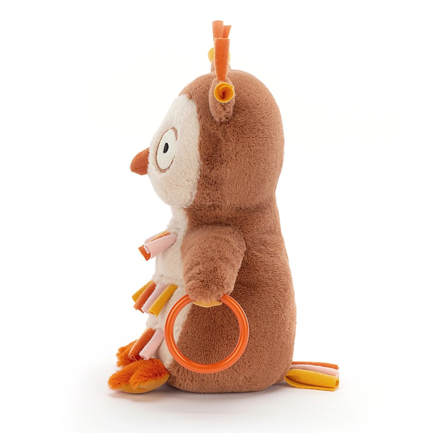 Jellycat - Happihoop Owl Activity Toy 2 Jellycat - Happihoop Owl Activity Toy - Image 2