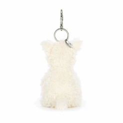 Jellycat - Munro Scottie Dog Bag Charm -Celebrations and Toys jellycat bag charms jellycat munro scottie dog bag 3