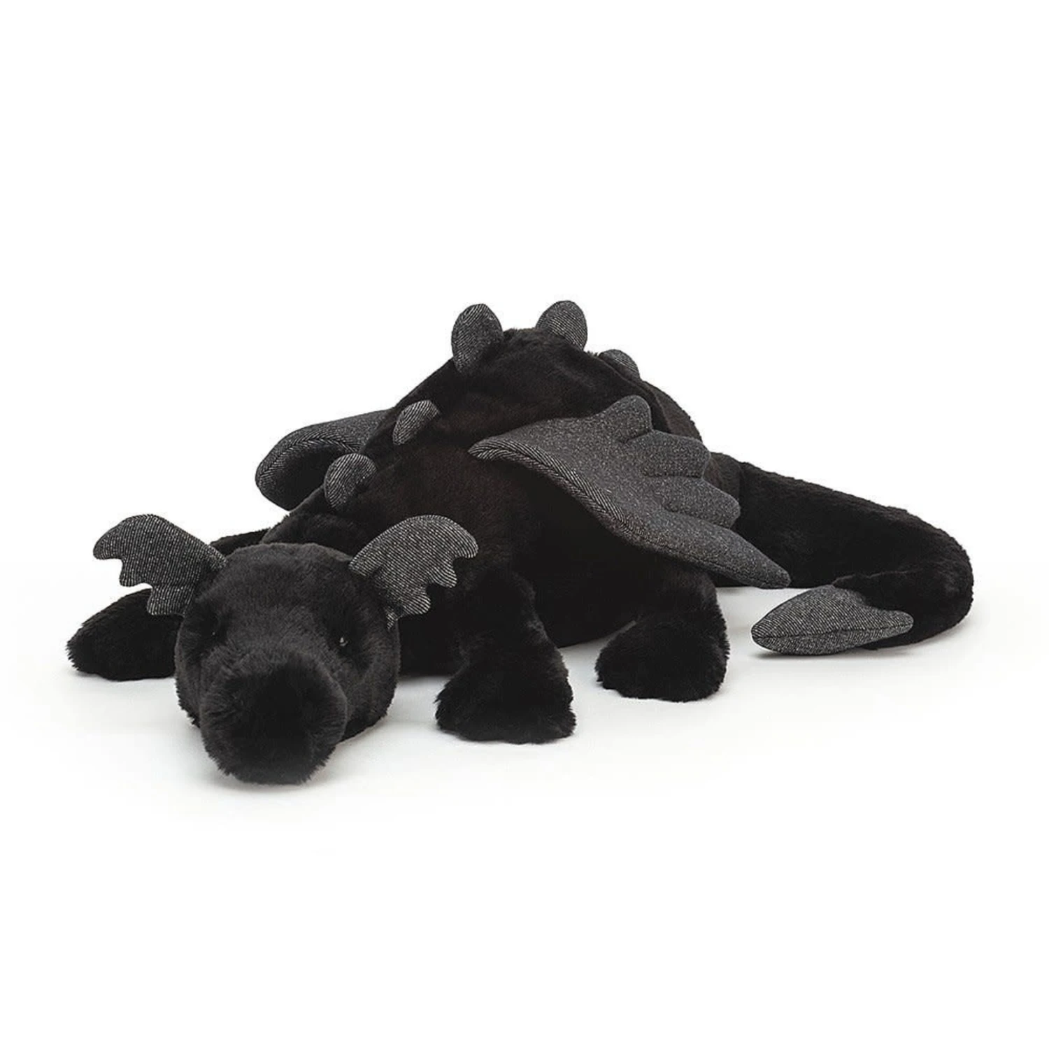 Jellycat - Onyx Dragon - Medium 2 Jellycat - Onyx Dragon - Medium - Image 2