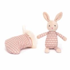 Jellycat - Shimmer Stocking Bunny -Celebrations and Toys jellycat festive jellycat shimmer stocking bunny 4