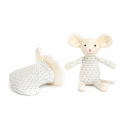Jellycat - Shimmer Stocking Mouse -Celebrations and Toys jellycat festive jellycat shimmer stocking mouse 4