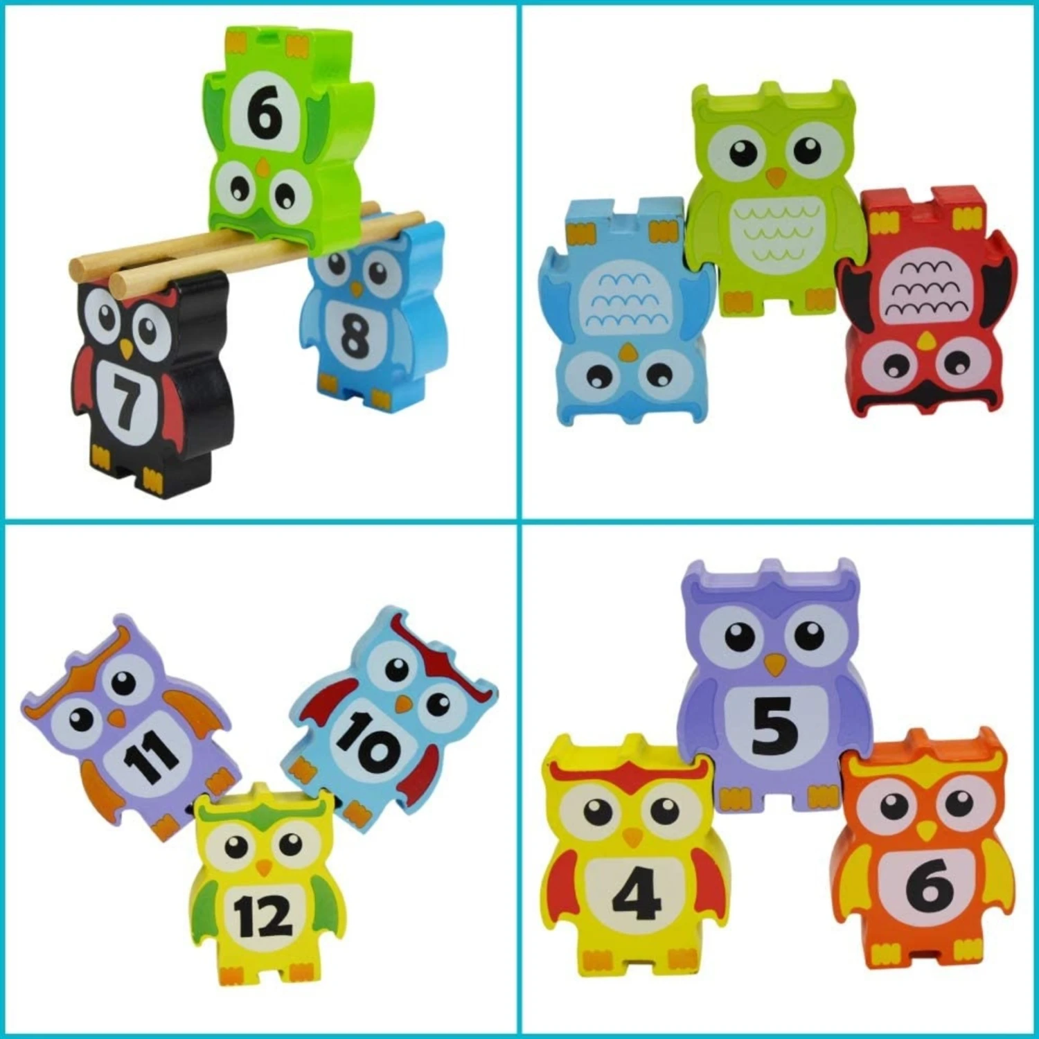 Wooden Stacking Owl Game 7 Wooden Stacking Owl Game - Image 7