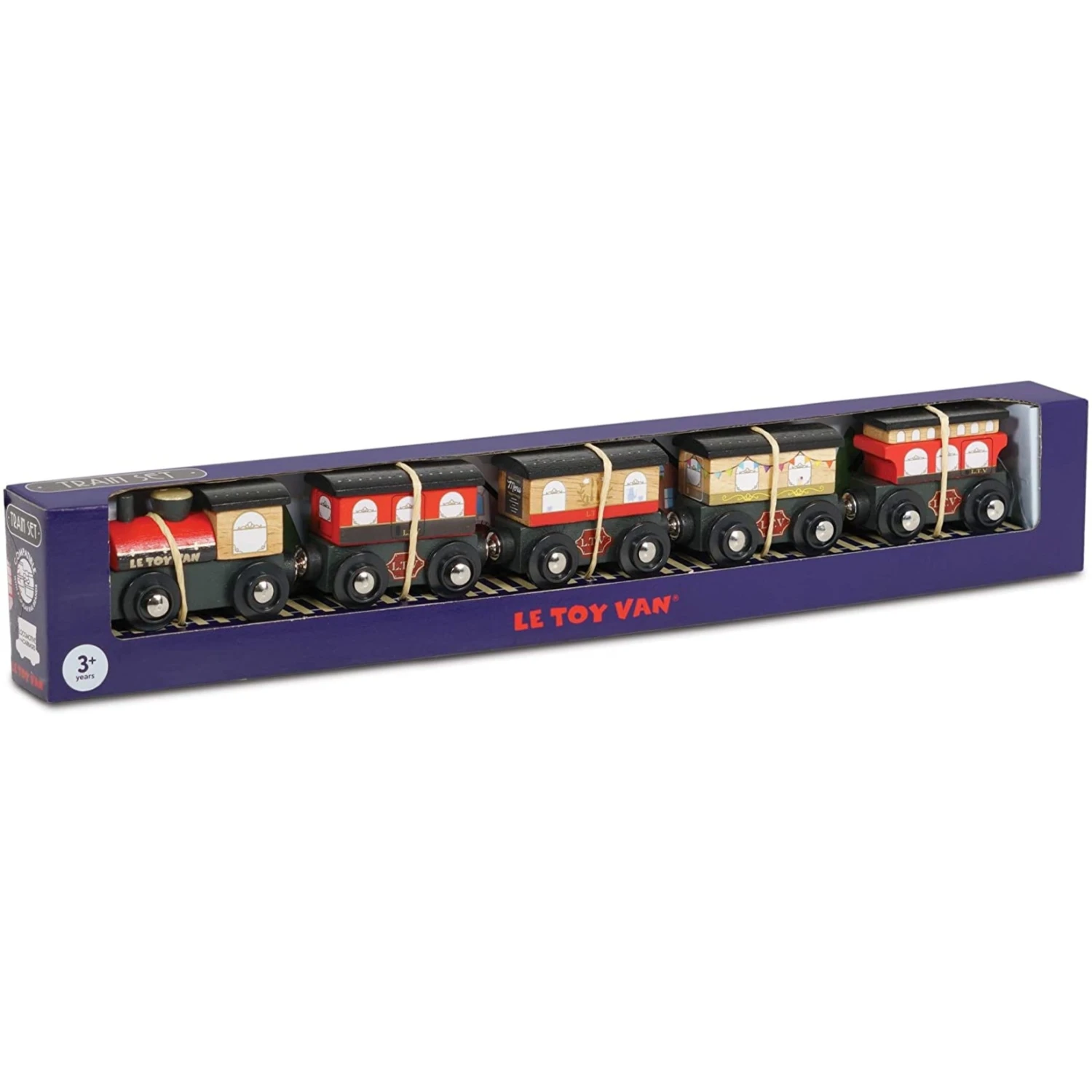 Le Toy Van Wooden Royal Express Train (Red) 6 Le Toy Van Wooden Royal Express Train (Red) - Image 6