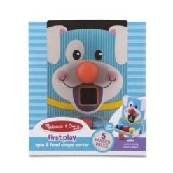 Melissa & Doug First Play - Spin & Feed Shape Sorter -Celebrations and Toys melissa doug first play spin feed shape sorter 4