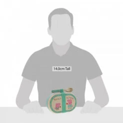 Peppa Pig - Bamboo Snack Box With Cutlery Set 15 Peppa Pig - Bamboo Snack Box With Cutlery Set -Celebrations and Toys peppa pig peppa pig bamboo snack box with cutlery 7