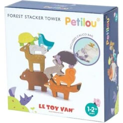Forest Stacker Tower & Bag -Celebrations and Toys petilou forest stacking animal tower bag 6