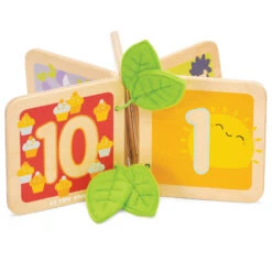 Wooden Counting Book -Celebrations and Toys petilou wooden counting book 5